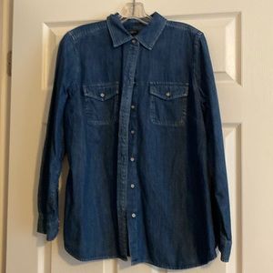 Denim blouse